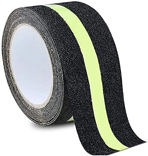 DeaLikee Anti Slip Tape, Strong Traction Grip Tape, Strip Safety Tape with 3M Best Grip Abrasive Adhesive for Indoor & Outdoor.(2" Wide 16.4" Long)