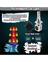 Eagle Eyes Extreme H11   Bombillas LED para faros delanteros   Nuevo control inteligente, kit de conversión Plug and Play   Fácil de instalar y resistente al agua. Bonus Mini LED Bombillas Multiusos