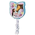 Unique Spirit Riding Free Pull String Pinata - 20" x 21", 1 Pc