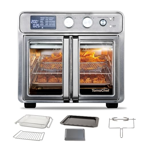 TomaChef 26QT Air Fryer Toaster Oven Combo