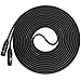 LyxPro Balanced XLR Cable Premium Series Microphone Cable, Speakers and Pro Devices Cable, 30 Feet- Black