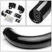 3 Inches Side Step Nerf Bar Running Board Compatible with Jeep Wrangler 87-06, Stainless Steel, Black Powdercoated