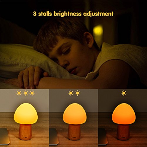 image for Night Lights for Kids, NTMY LED Baby Night Light Bedside Lamp with Wir