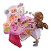 ZWSISU Doll Cooking Dining car for 14inch American Girl Wellie wishers Doll.Doll Accessories