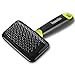 Femonden Pet Grooming Brush - Dog Cat Slicker Brush for Small, Medium & Large Dogs and Cats, with Short to Long Hair (Green)