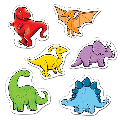 Orchard Toys Dinosaurs Jigsaw Puzzles, Six Educational Puzzles in a Box, 2-Piece Puzzles for Toddlers Ages 18mths… – Bild 3