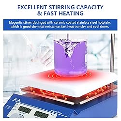 Digital Magnetic Hotplate Stirrer LED Display with