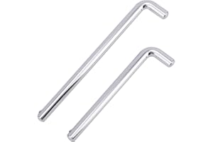 2pcs Weight Stack Pin, 3/8in Diameter 6in/15.3cm & 4.4in/11.2cm Weight Loading Pin L Shaped Stack Extender Selector Inserts G