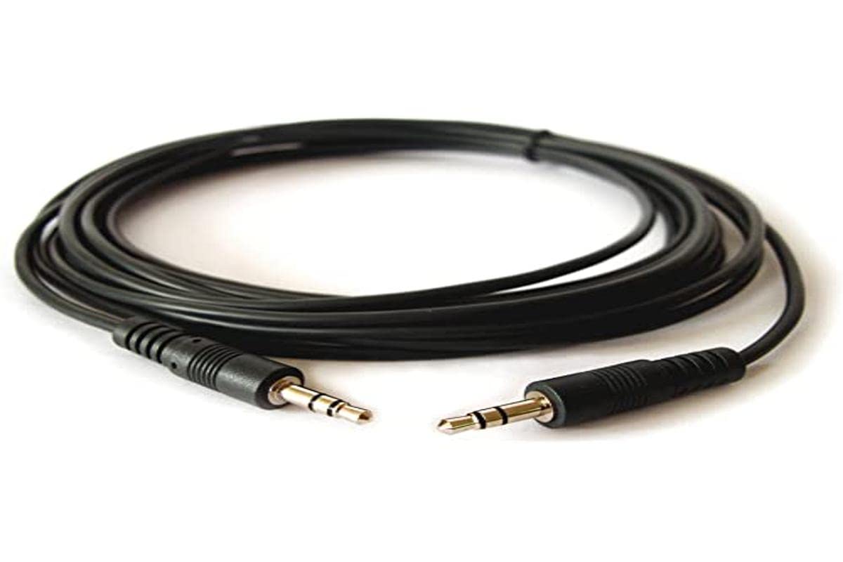 Kramer Stereo Audio Cable 3.5 mm (MACHO-MACHO) (C-A35M/A35M-25) ELECTRONICS C-A35M/A35M-25, 3.5MM, Male, 3.5MM, Male, 7.6M, Black