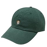 C104 Bulldog Small Embroidery Cotton Baseball Cap 8 Colors (Hunter Green)