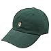 C104 Bulldog Small Embroidery Cotton Baseball Cap 8 Colors (Hunter Green)