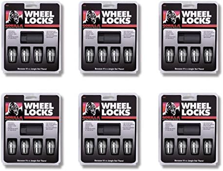 Gorilla Automotive 71631N Acorn Wheel Locks (12mm x 1.50 Thread Size) (12-mm X 1.50 pack of 6)