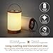 TaoTronics TT-DL033 Rechargeable Touch Sensor Bedside Lamp, LED Table lamp with Internal Battery up to 110 Hours Operation, Dimmable Warm Night Light, Color Changing RGB Light for Bedroom