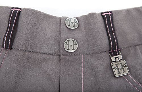 Huntley Childs Grey Pony Stitched Riding Pant 8 - Thumbnail 2