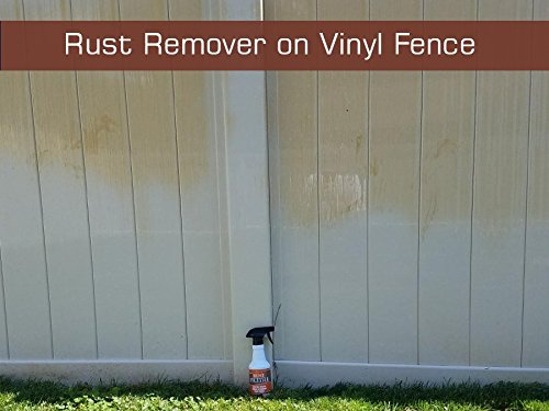 Rust Remover Pint (16 ounces) - Safely and Easily Takes Out Rust and Iron Stains from Sinks, Dish Washers, Tile, Tubs, Siding, Concrete and Fences