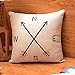 Unves Throw Pillow Covers, 18x18 Set of 4 Decorative Pillows Cotton Linen Sofa Couch Pillow Covers Bedroom Living Room Toss Pillows Throw Pillow Sets