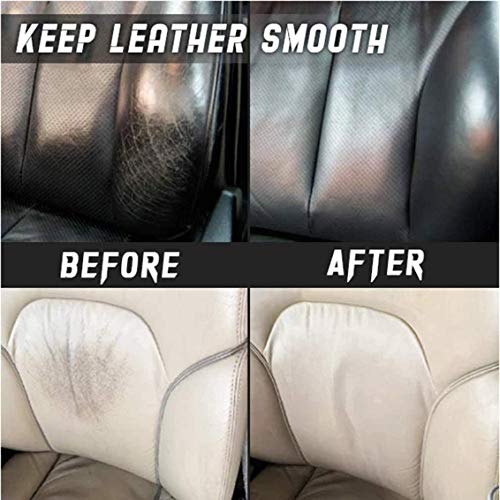 EKUPUZ Black Leather Repair Kits for Couches - Leather Repair Filler Kit for Car Seats, Sofa & Furniture - Liquid Scratch Filler Formula Repairs Couch Tears & Burn Holes