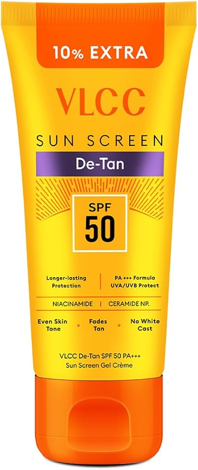 VLCC De Tan SPF 50 Sunscreen Gel Creme 100g Face Protection