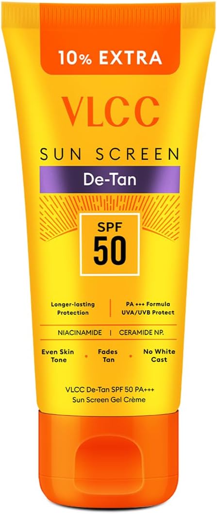 VLCC De Tan SPF 50 Sunscreen Gel Creme 100g Face Protection