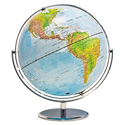 Advantus 12 Inch Desktop World Globe with Blue Oceans (30502)