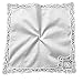 Elegant Wedding Embroidery Crotchet Lace Handkerchiefs for Bride and Ladies, 105411
