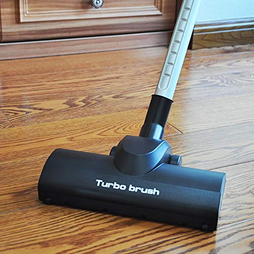 EZ SPARES Universal Vacuum Cleaner Turbo Floor Brush Head 1 1/4" 32mm Turbo Brush with Longer Wiper Hardwood Flooring Big Wheel Fits Most Vacuum Brands - Thumbnail 5