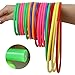Hysagtek 21 Pcs Plastic Toss Rings Carnival Rings Toss for Adults Fun Target Party Supplies, Party Favor Supplies, Speed and Agility Practice Rings, Multicolor (5 Sizes)