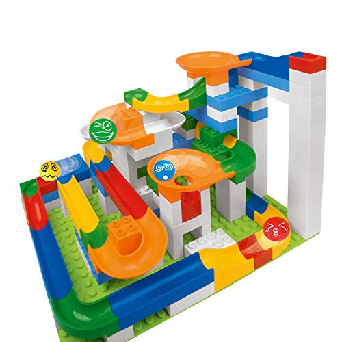 image for pizety 200 PCS Marble Run Building Blocks Construction Toys Set | Puzz