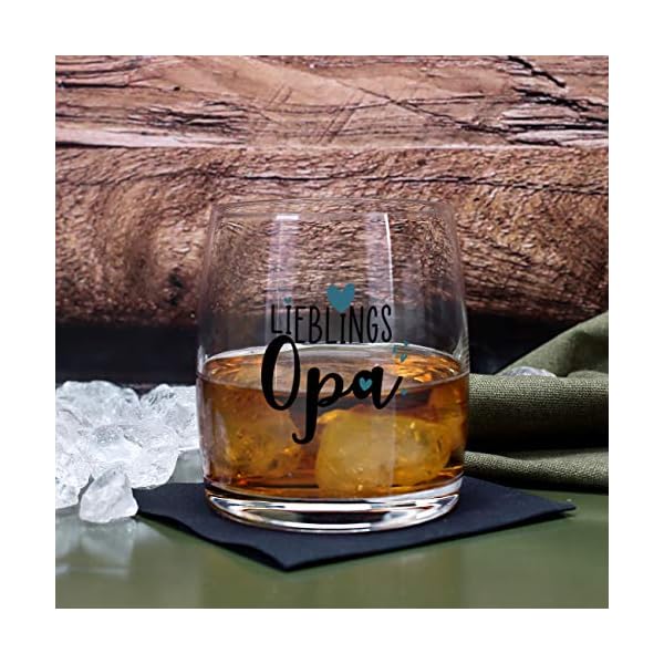 Herz & Heim® Whisky Geschenkset für Opa mit Whiskey Glas in Geschenkverpackung – Bild 5