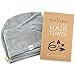 Evolatree Microfiber Hair Towel Wrap - Quick Magic Hair Dry Hat - Anti Frizz Products For Curly Hair Drying Towels - Neutral Gray primary