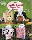 Plastic Canvas Lovable Animal Tissue Box Covers (American School of Needlework #3185) by 