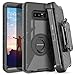 Galaxy Note 8 Case,DUEDUE Ring Kickstand Belt Clip Holster,Shockproof Heavy Duty Hybrid Hard PC Soft Silicone Full Body Rugged Protective Case for Samsung Galaxy Note 8,Black