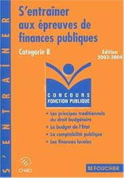 S'entraîner aux épreuves de finances publiques