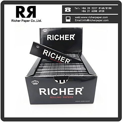 RICHER King Size (109mm) Cigarette Rolling Papers