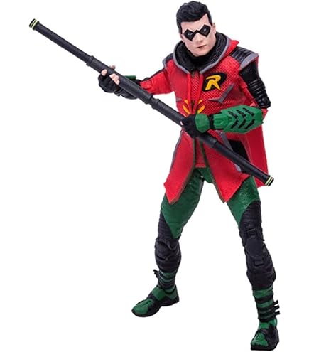 Amazon.com: DC Batman 2022 Robin (Metallic Red Costume) 4-inch