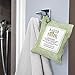 MOSO NATURAL Air Purifying Bag 5 Pack. Bamboo Charcoal Air Freshener, Deodorizer, Odor Eliminator, Odor Absorber for Cars and Closets. 200g Green Color