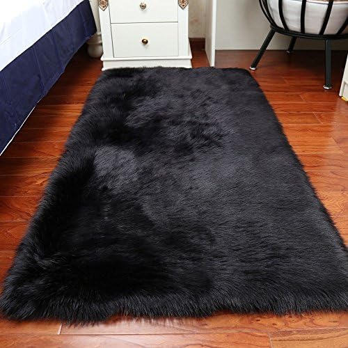 Faux Sheepskin Area Rug Classic Rectangle Sheepskin Area Rug Plush Premium Shag Faux Fur Shag Runner