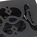 Accord Ventilation AMFRBLV214 Victorian Design Floor Register, Matte Black, 2