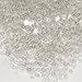 4mm Flat Round SEQUIN PAILLETTES ~ Crystal Clear ~ Loose sequins for embroidery, bridal, applique, arts, crafts, and embellishment. Made in USA.
