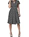 PinkPatty Women's Casual Elegant Retro Polka Dots Short Sleeve Dress