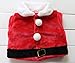 Christmas Costume Toddler Boys Girls Fleece Santa Claus Tops Coats+Pants+Cap Set size 2-3Years/Tag100 (Red)