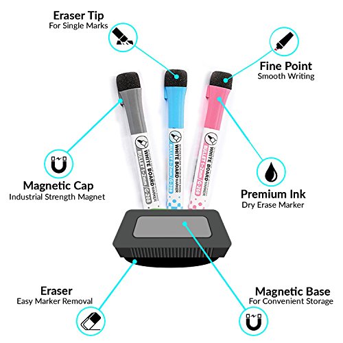 2 Magnetic+Refrigerator+Organizer+Resistant+Technology