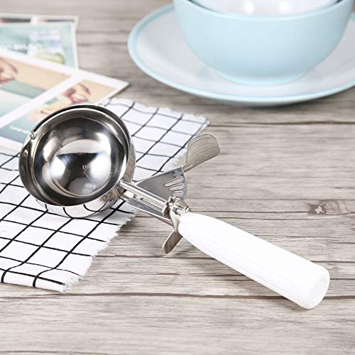 Ice Cream Scoop With Trigger Lever and Comfort Grip Handle, Cookie