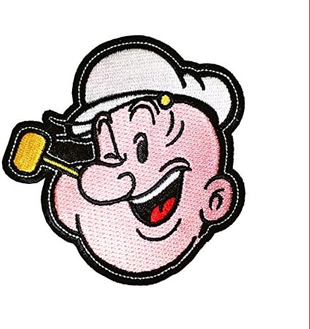 Popeye The Sailor Man Head Iron-On Patch