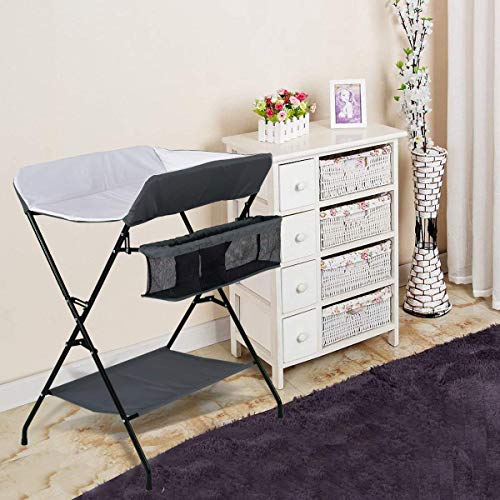Honey Joy Baby Changing Table Folding Diaper Station Nursery
