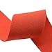 Strapcrafts 2-Inch Wide by 2-Yard Colored Double-Side Twill Elastic Band-Red 11030