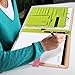 Business Padfolio Faux Leather Portfolio Binder Case by RAY.King Professional Documents Organizer with 5 Card Holders & iPhone Slot for Interview &Resume Document and Notepad