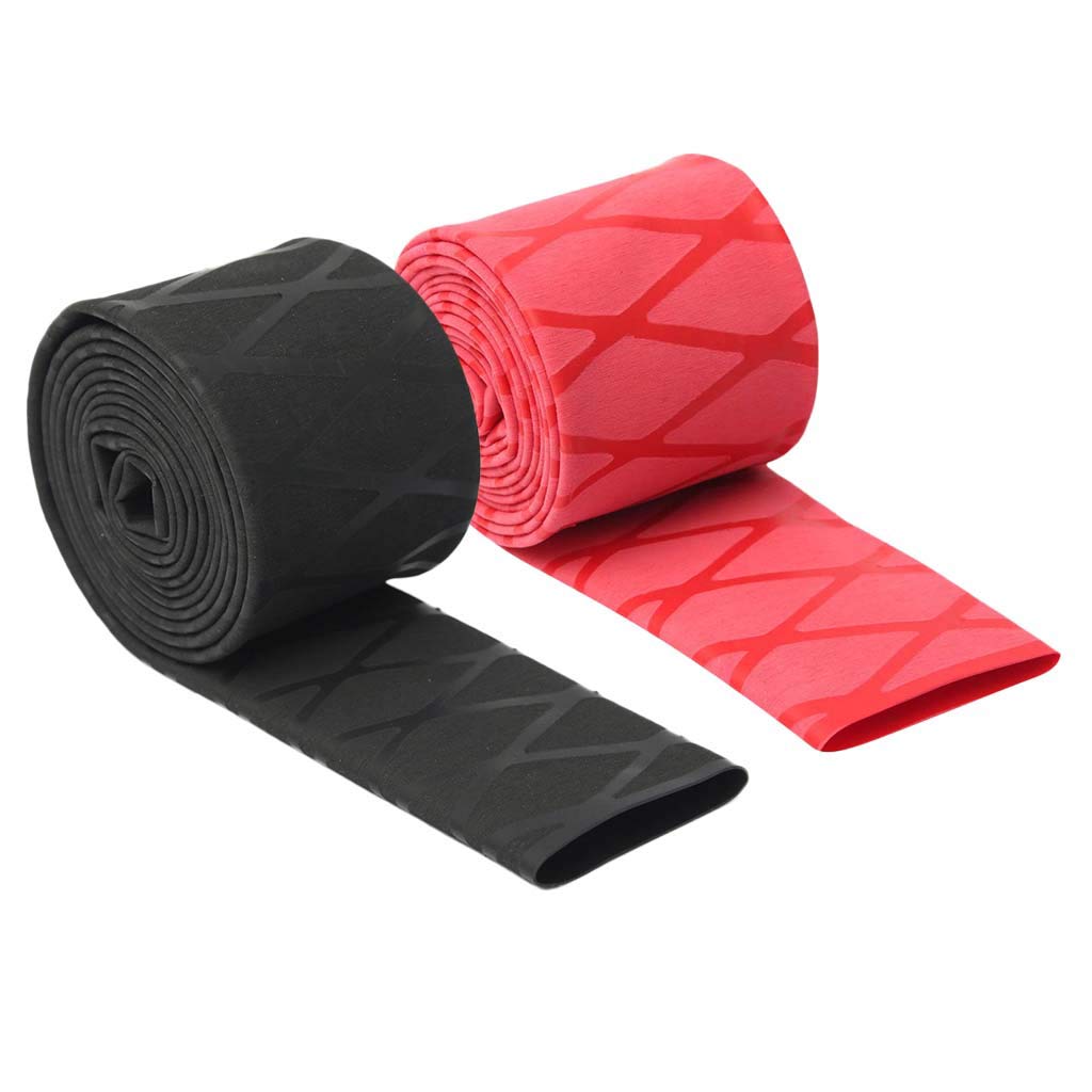 B Baosity 2pcs Soft Silicone Rubber Non Slip Heat Shrink Fishing Rod