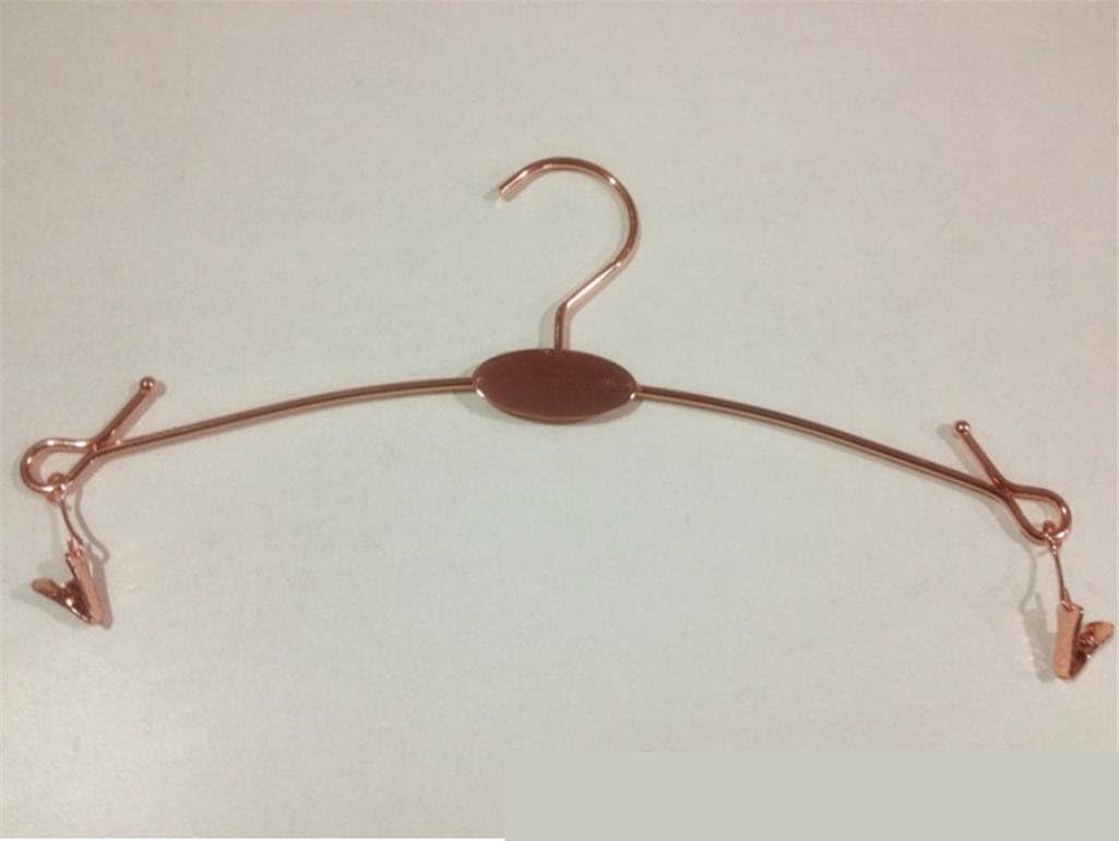 GFYWZ Metal Rose gold Gold Big hook Bra Underwear racks Lingerie shop Display Hanger (pack of 10) , rose gold