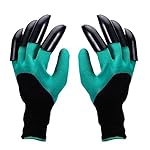 Garden Genie Gloves,OUNNE Genie Gloves With Claws for Digging & Planting (Claws on EACH Hand)